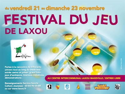 Festival du jeu de Laxou - du 21 au 23 novembre 2008