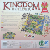 Verso de la boite de KINGDOM BUILDER (Queen games/Atalia)