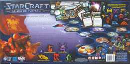 Verso  de la boite de  jeu de STARCRAFT