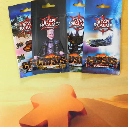 Les 4 boosters extension CRISIS de STAR REALMS (Iello)